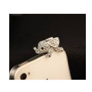 Big Mango Crystal Elephant Dust-Resistant Cellphone Charm