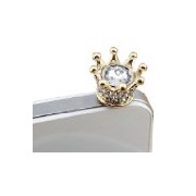 Bee & rose Fashionable Bling Crown 3.5mm Earphone Jack