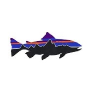 Patagonia Fish 7in Sticker Decal