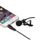 Lavalier Lapel Microphone Clip-on Omnidirectional Condenser