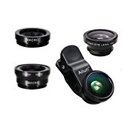 iPhone Lens, by Ailun, 3-in-1 Clip-on 180-Degree Fisheye Lens