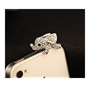 Big Mango Crystal Elephant Anti Dust Plug Stopper