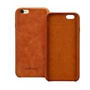 Jisoncase iPhone 6s Case Genuine Leather Hard Back Case