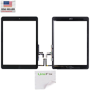 Unifix-Black Touch Screen Glass Digitizer For iPad Air 5