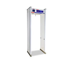 Walk-through metal detector with 6in LCD
