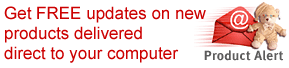 Get FREE updates on new products delivered direct to your computer