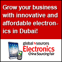 China Sourcing Fair: Electronics Dubai May 2013