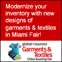 China Sourcing Fair: Garments & Textiles Miami June 2013