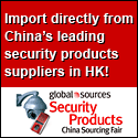 China Sourcing Fair: Security Products Hong Kong October 2013