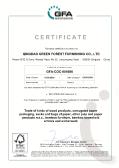Qingdao Green Forest Furnishing Co. Ltdcertification
