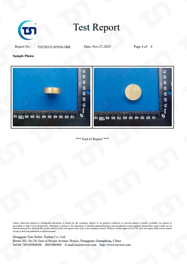 Dongguan Huateng Metal Products Co., Ltd.certification