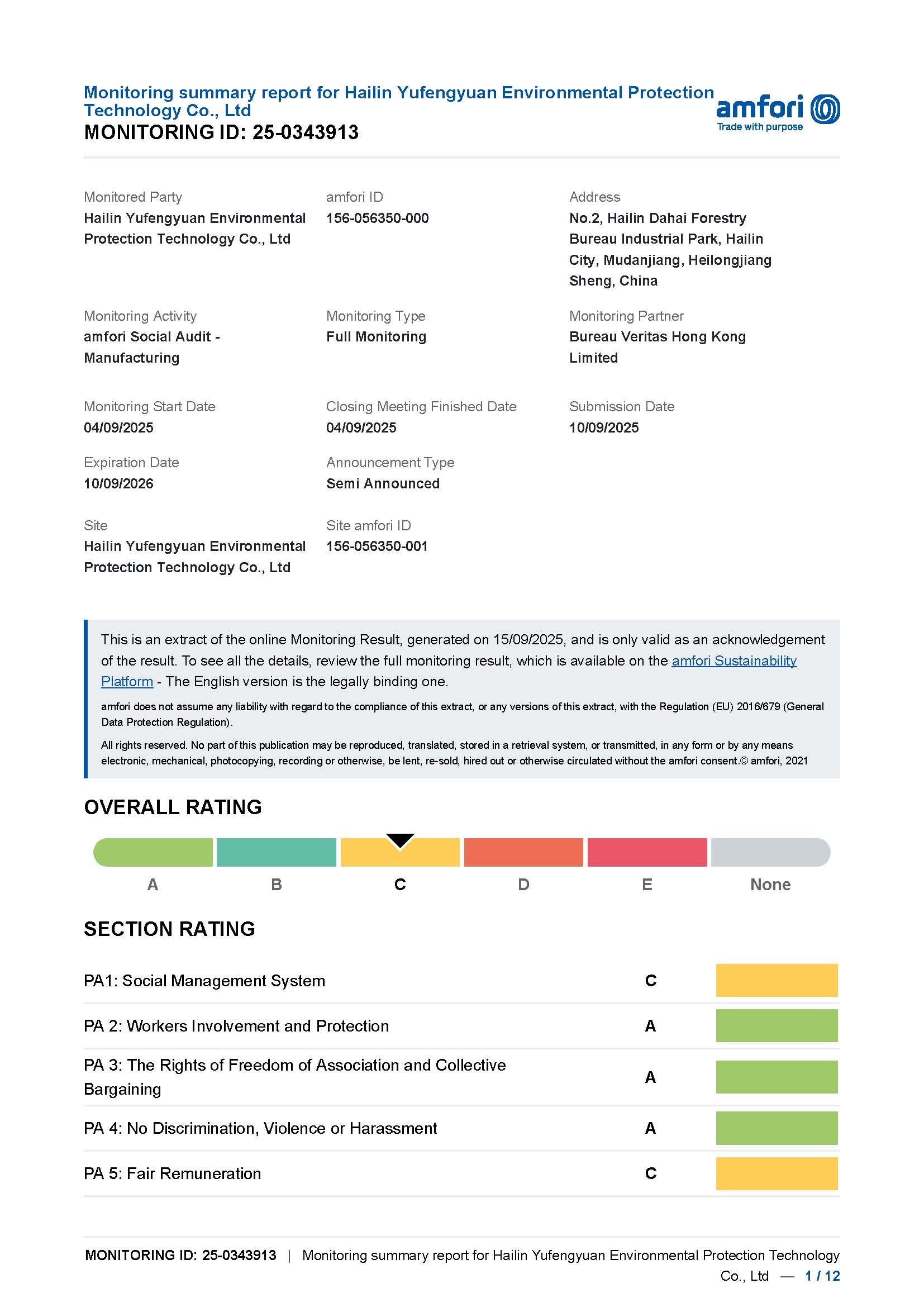 Dalian Leafyest International Trade Co.,Ltdcertification