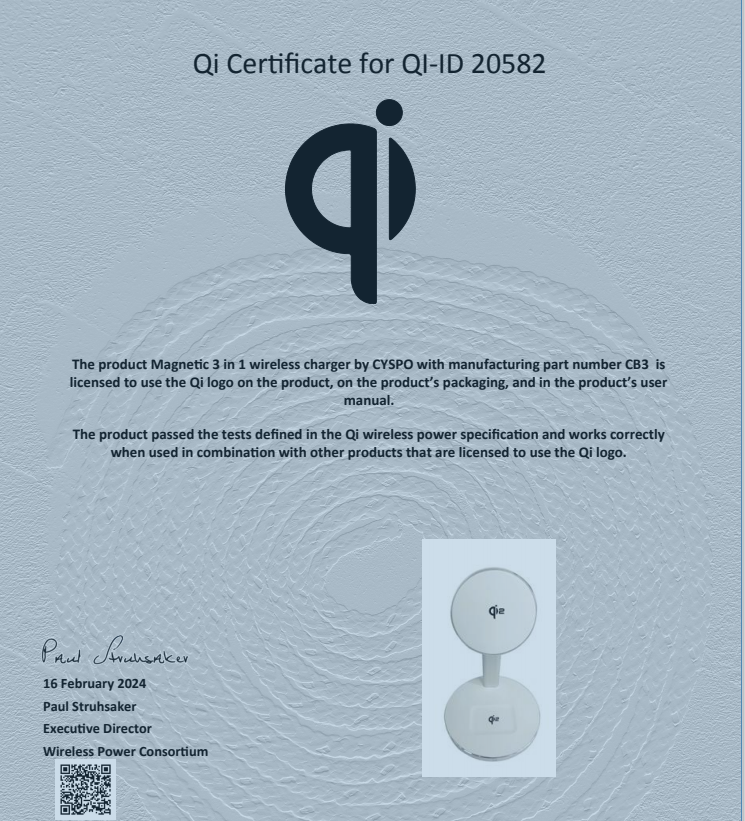 CYSPO Technology (Shenzhen) Co., Ltdcertification