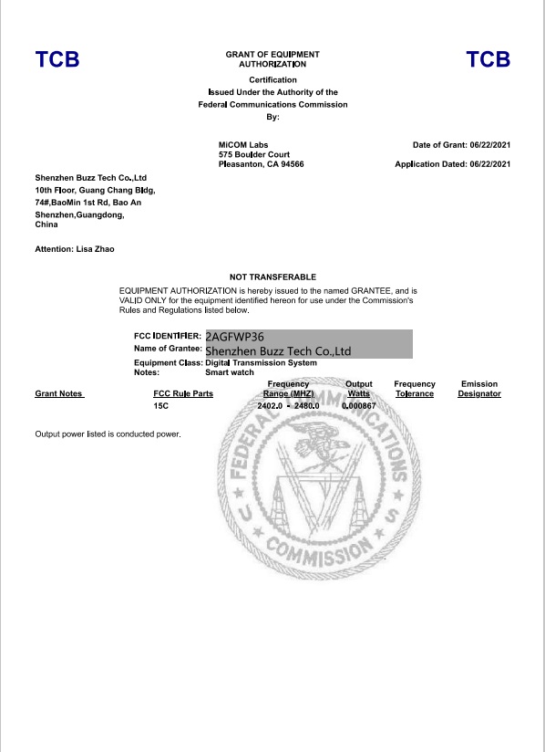 Shenzhen Du Du Mei Technology Co. , Ltd.certification