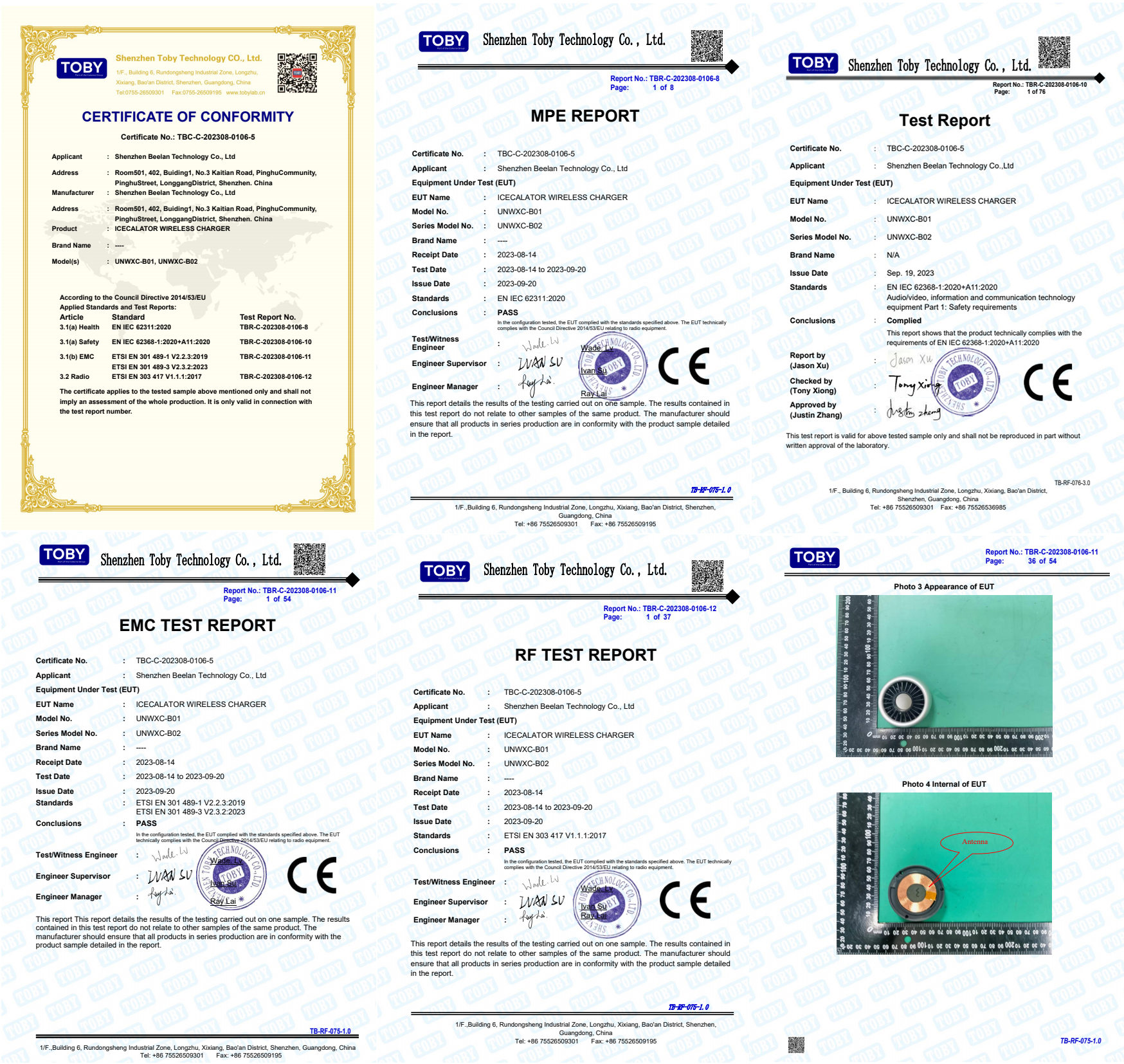 Shenzhen Beelan Technology Co.,Ltd certification