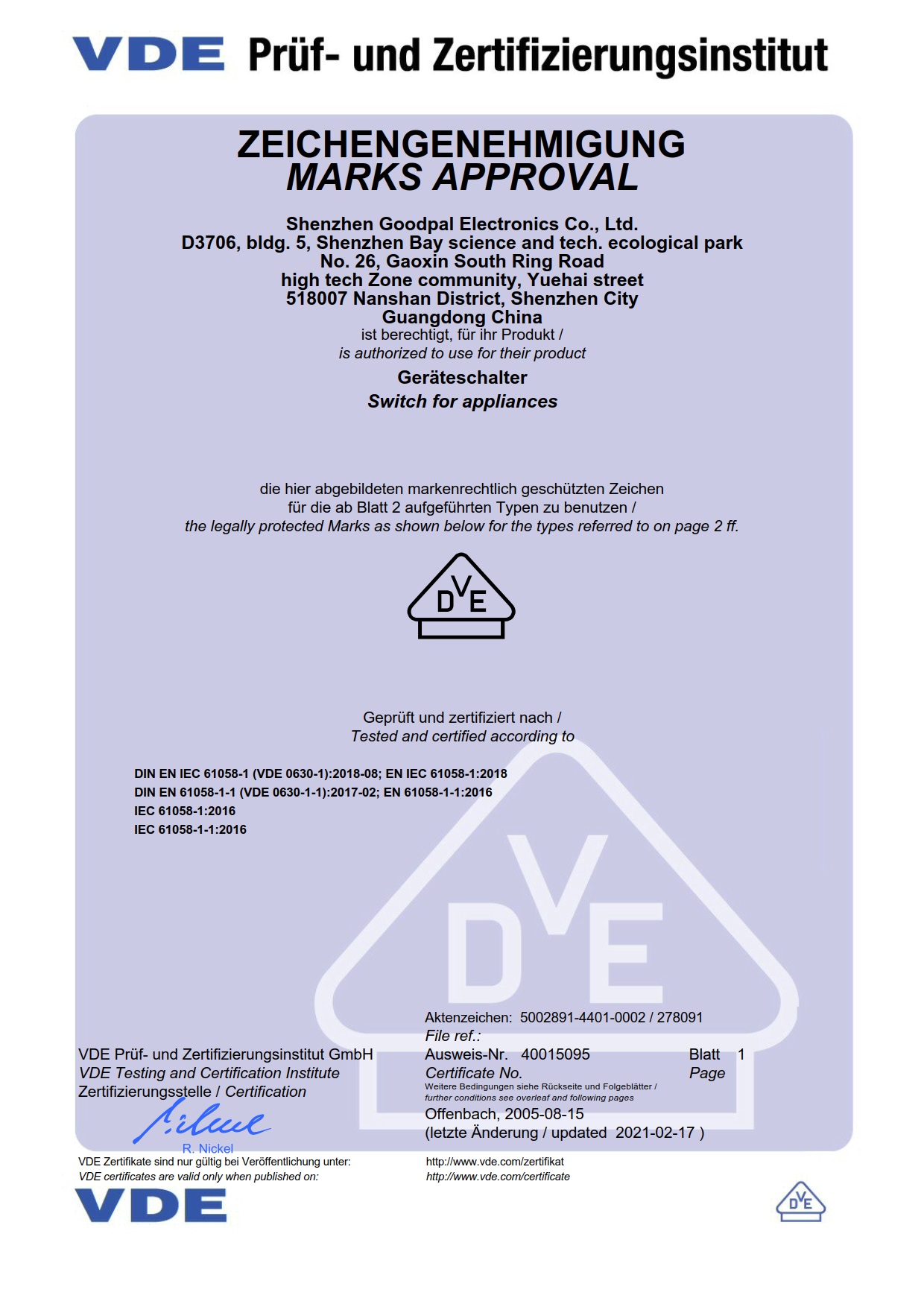 Win-Kare Technology Co.,Ltdcertification