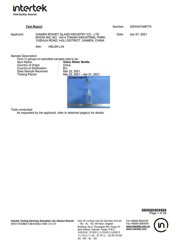 32oz Custom sport bamboo lid glass water bottle with silicone sleeve