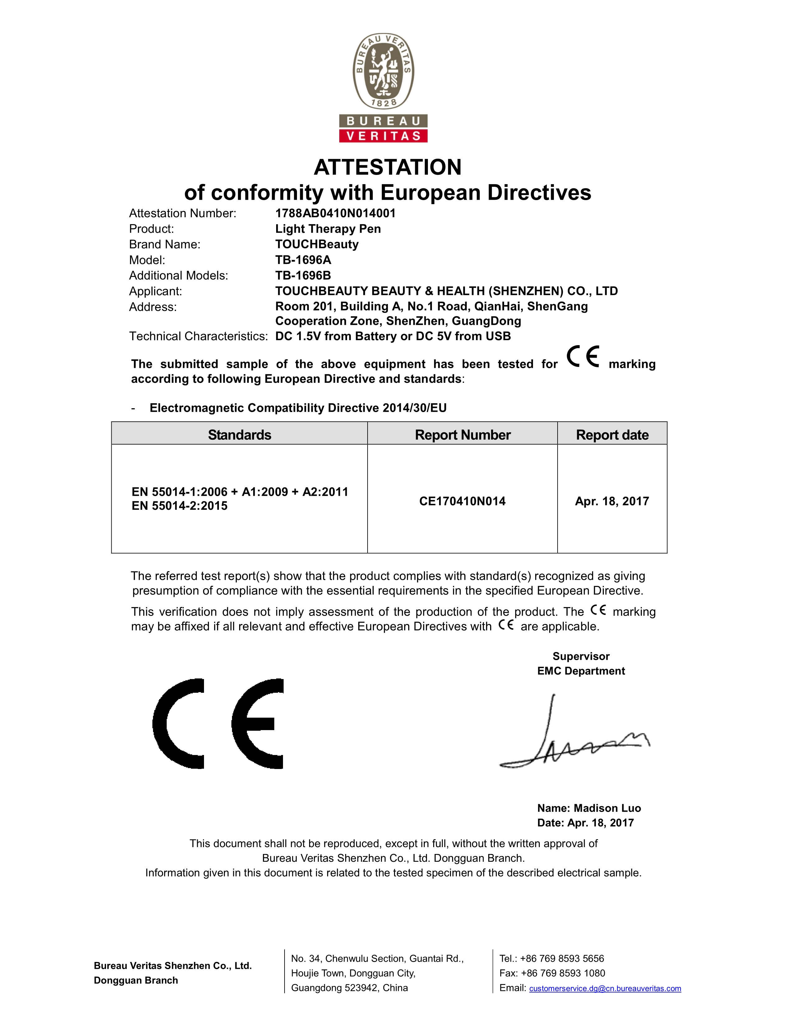 Buy Wholesale China Light Therapy Pen, Battery Operated, Red For