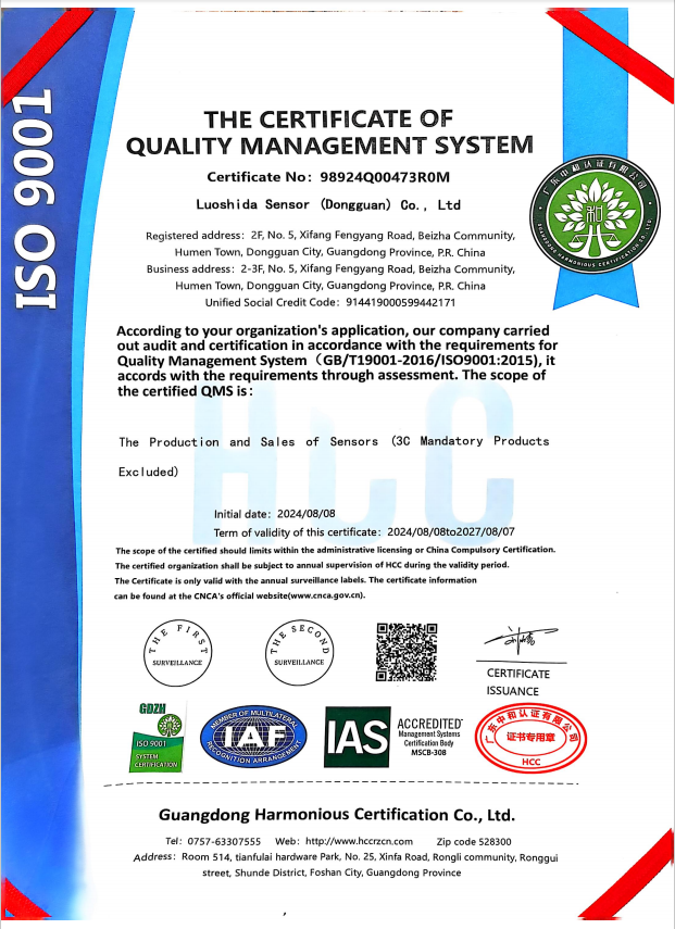 Foshan Chengwei Industrial Automation Co., Ltd.certification