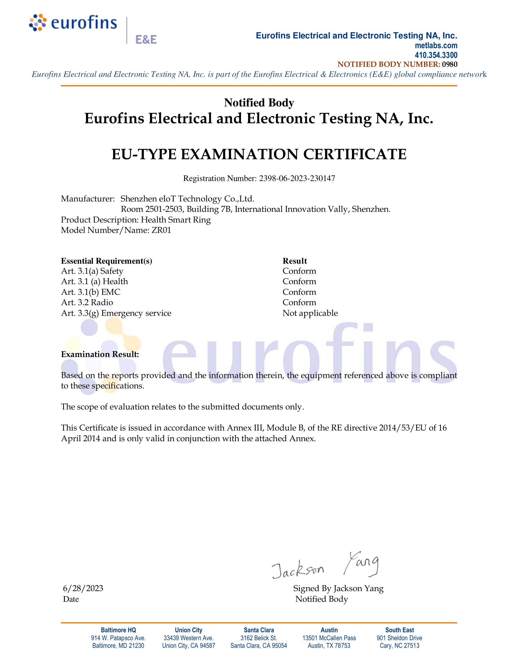 Waterproof 5atm Hot Sell Connect Health Smart Ring With Blood Pressure