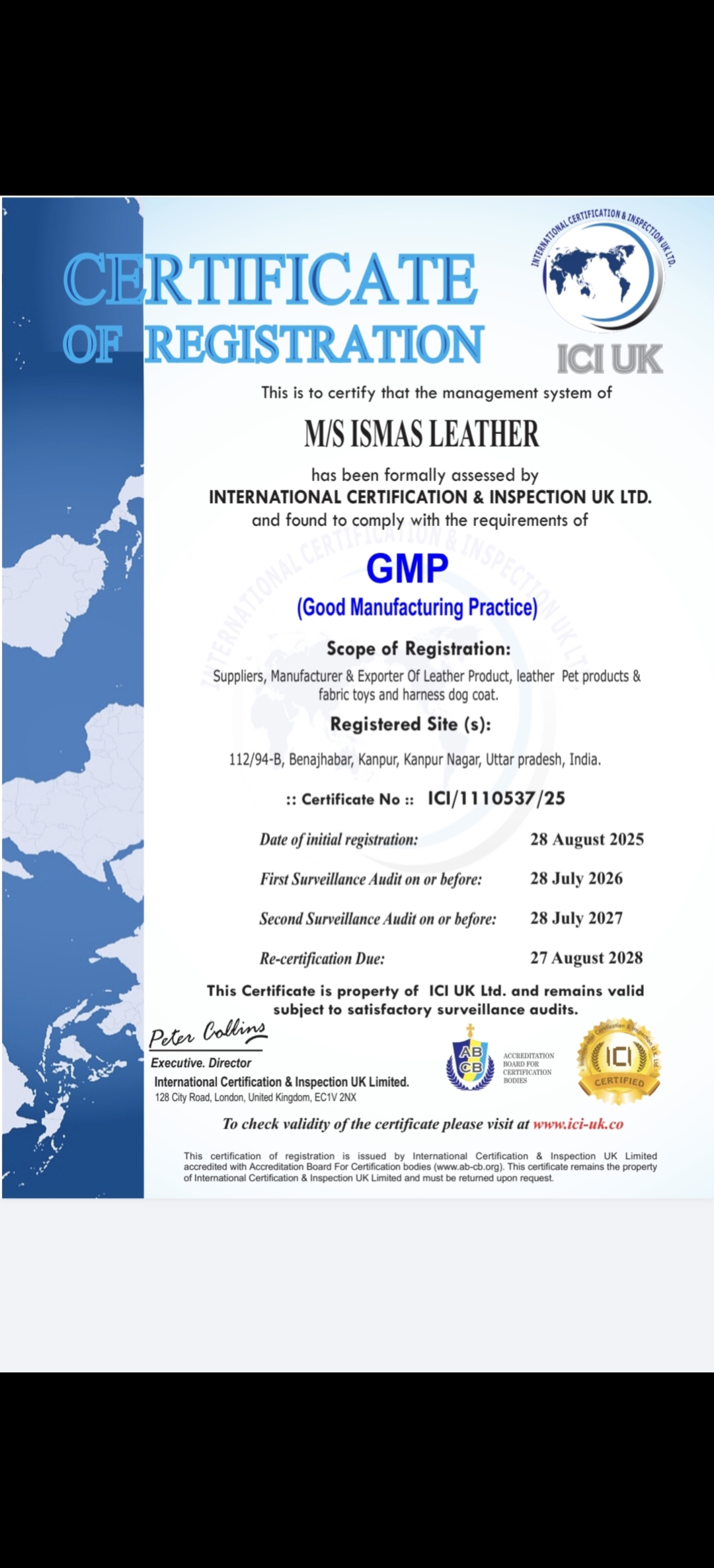 Ismas Leathercertification