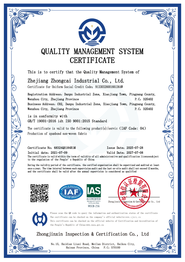 Jiangsu Shenghao Imp & Exp Co Ltdcertification