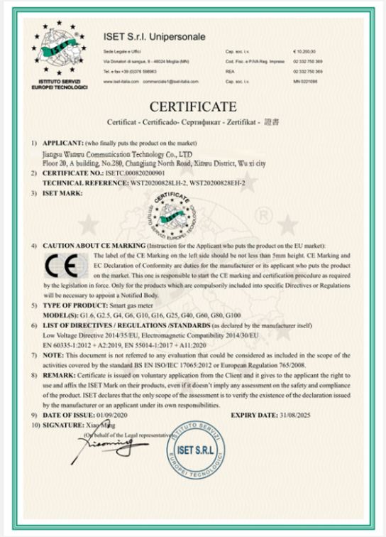 Industrial aluminum shell gas meter, smart gas meter aluminum shell gas