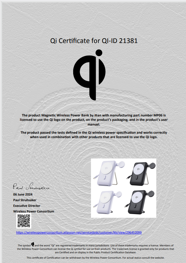 Shenzhen Itian Technology Co., Ltdcertification