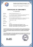 Shenzhen Yuhaotong Electronics And Technology Co., Ltd.certification