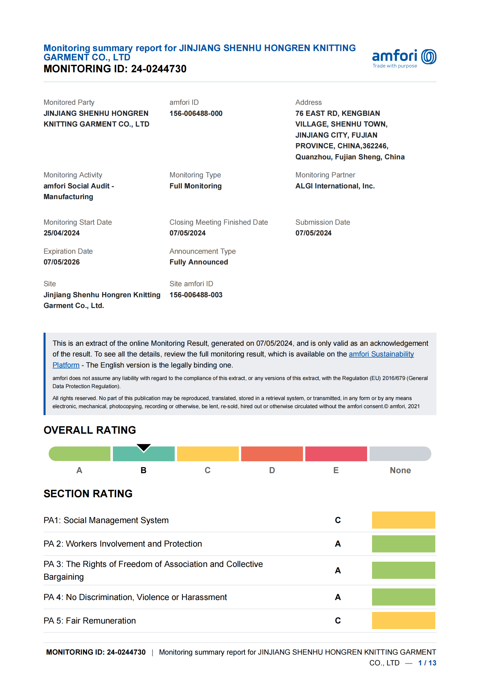 Shanghai Jspeed Industry Co., Ltdcertification
