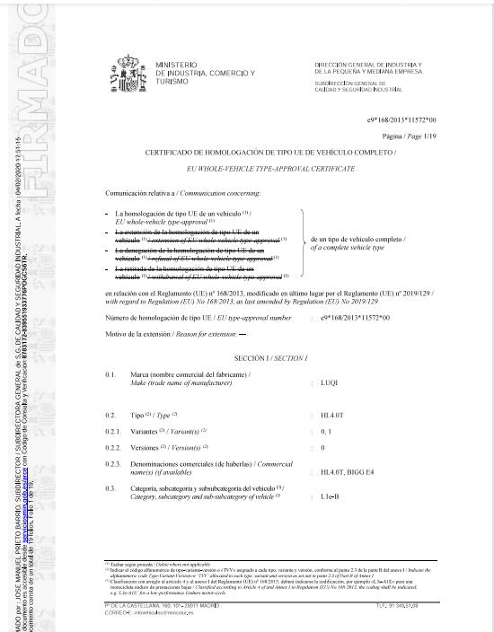 Zhejiang Luqi Intelligent Technology Co., Ltd.certification