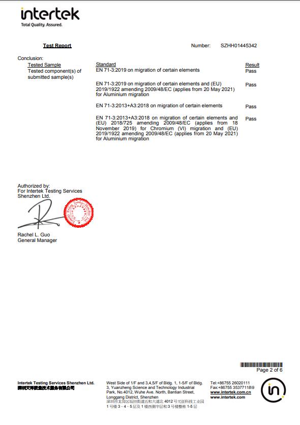 Dongguan Yubiao Hardware Co., Ltdcertification