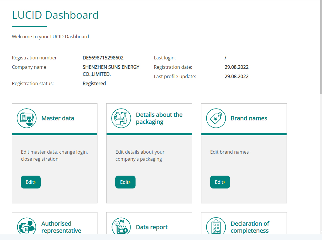 SUN'S ENERGY CO.,LIMITEDcertification