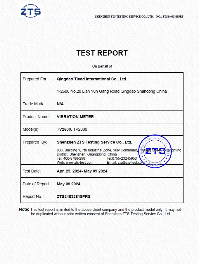 Qingdao Tlead International Co. Ltdcertification