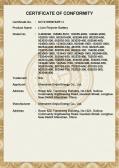 Shenzhen Xinjia Energy Co., Ltd.certification
