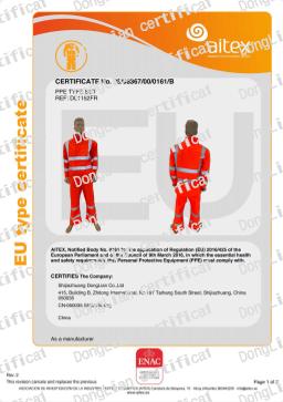 Shijiazhuang DongLian Co.,Ltdcertification
