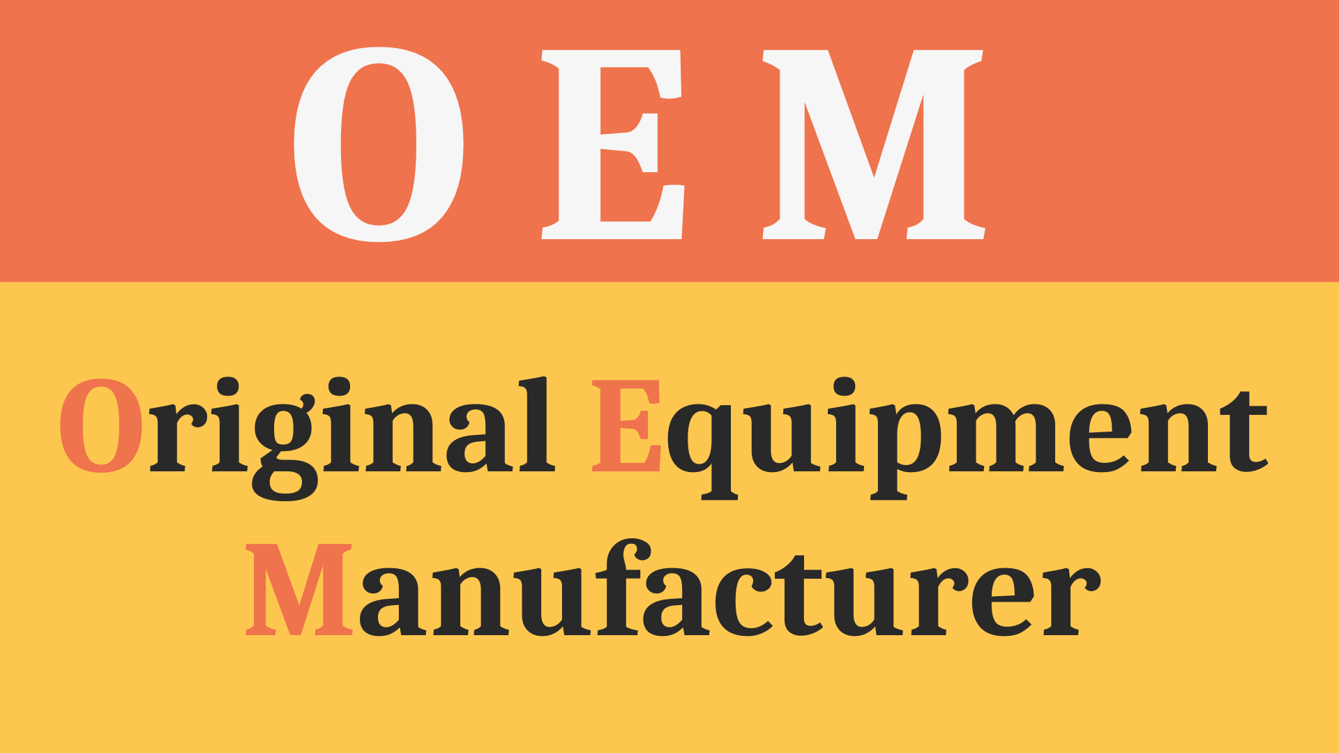 OEM: What Is an Original Equipment Manufacturer? | Global Sources