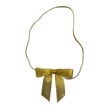 Elastic gift ribbon has metallic sheen | Global Sources