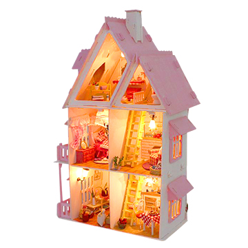 Furnished doll house adopts LED | Global Sources
