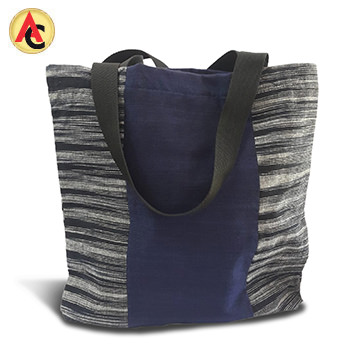 Shopping bag made of naturally dyed cotton