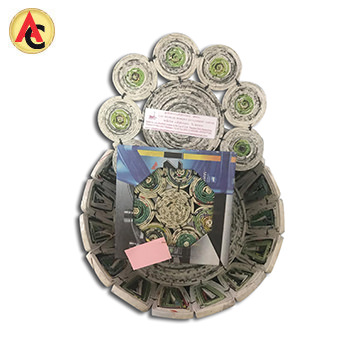 Placemat, basket, coasters made of recycled paper