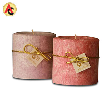 Scented candle made of soy wax
