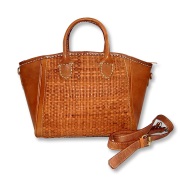 Leather handbag