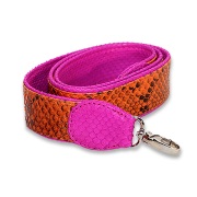 Snakeskin bag strap