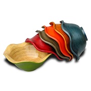Wave-edge bowl