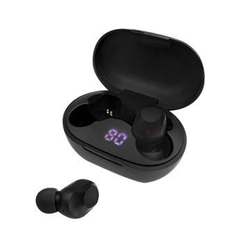 Wireless Earbuds Show Battery Percentage